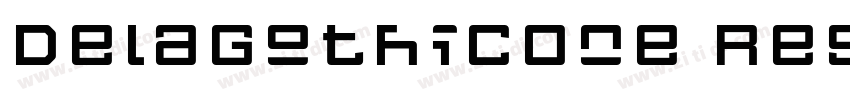 DelaGothicOne Regula字体转换